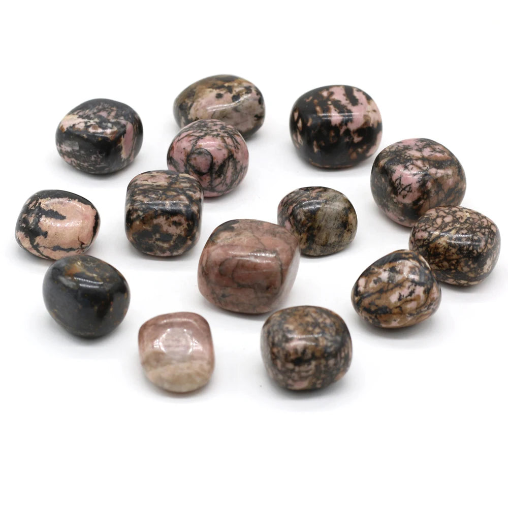 Natural Black Rhodochrosite Stone Mineral Specimen Rough Rock Fish Tank Reiki Healing Gem Stone Home Decoration Ornaments