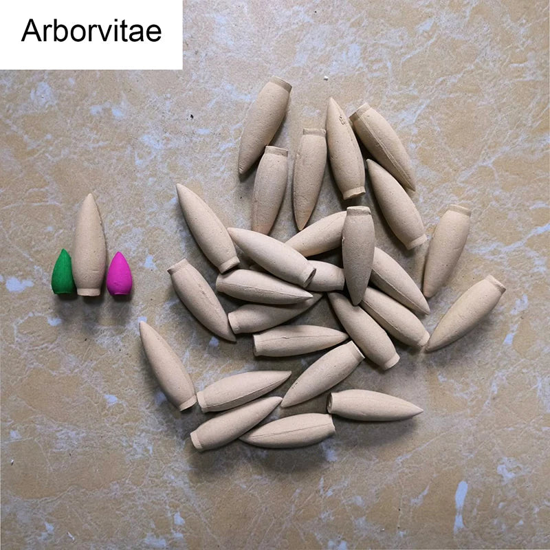 FY oversized backflow incense cones 30 minutes Natural sandalwood Lavender scents for Home lavender Jasmine big cone incense