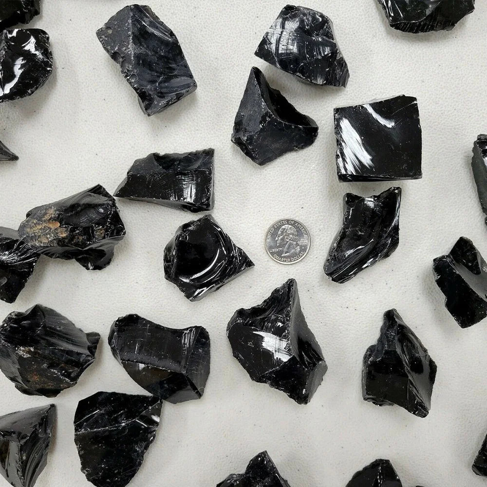 Natural Obsidian Irregular Rough Raw Quartz Healing Crystals Stones Mineral Rock Specimen Decoration Cuarzo Blanco Piedra