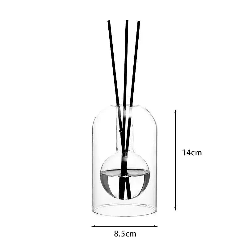 Aromatherapy Bottle Glass Bottle Unprinted Style Fragrance Diffuser Minimalist Essential Oil Bottle Candle Holders Candle Mold