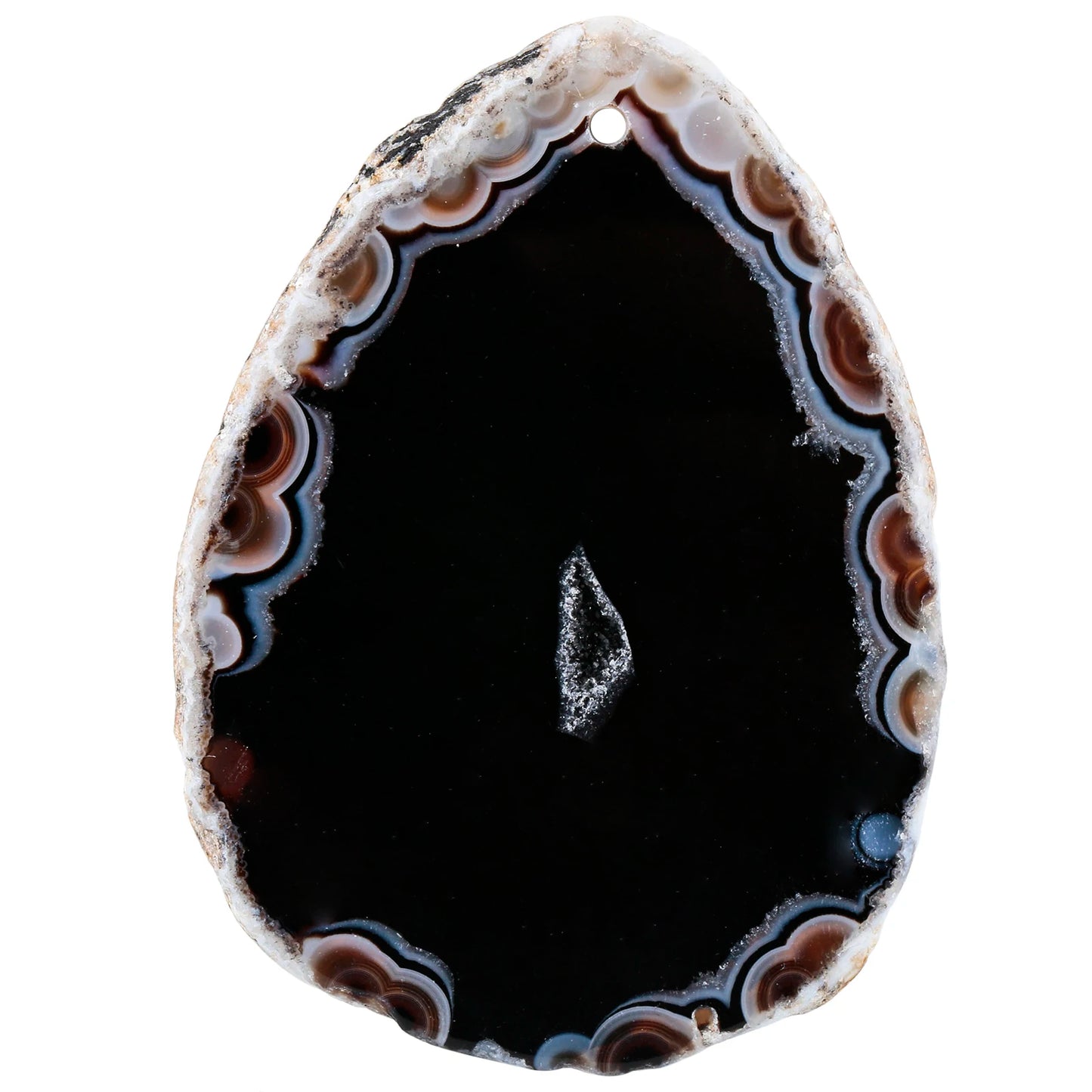SUNYIK Natural Agate Onyx Slices Top Drilled Irregular Shapes Colourful Pendant For DIY Jewelry Home Decoration Accessories