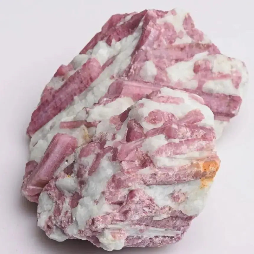 Hot Pink Plum Blossom Tourmaline Irregular Rough Raw Stones Natural Crystals Minerals Room Decoration Gemstones Witchcraft Gift