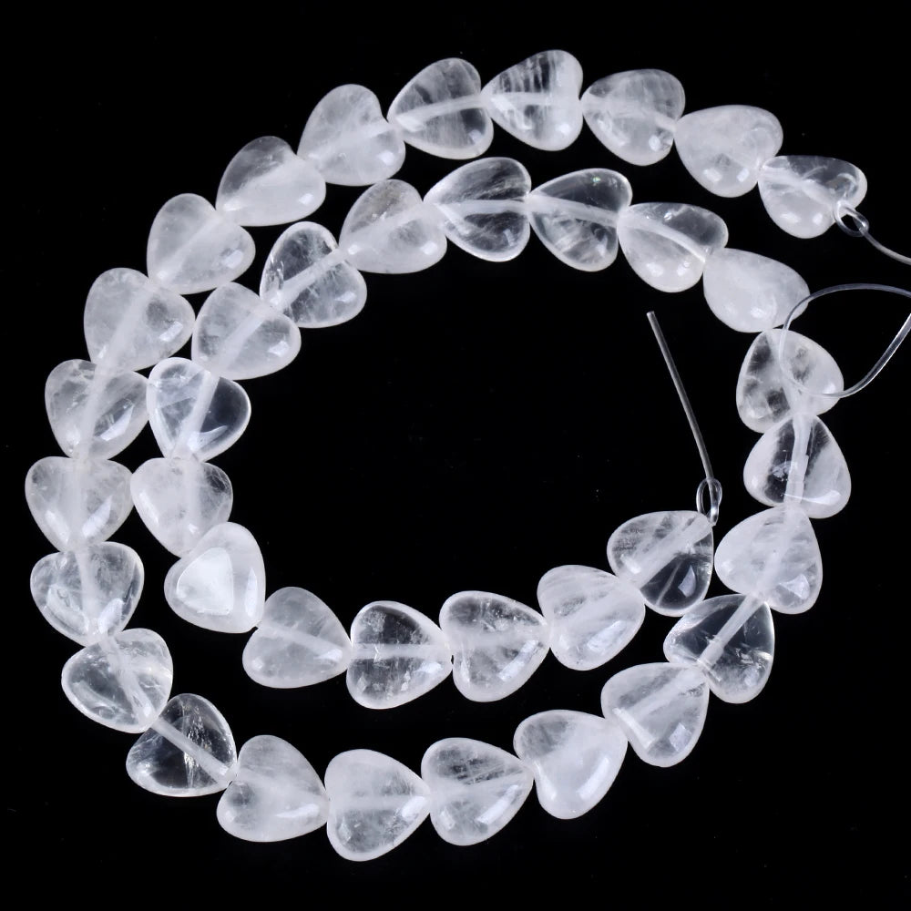 Natural Stone White Crystals Round Faceted Irregular Loose Spacer Beads For Jewelry DIY Bracelet Necklace Making Accessories