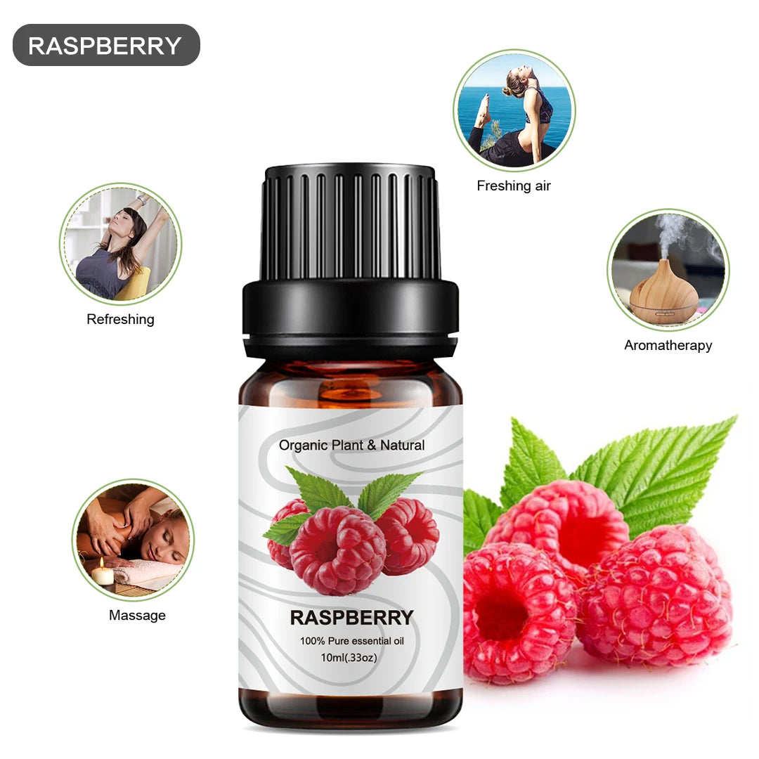 10ML Fragrance Oil Plant Making Diffuser Essential Oils for Plaster Sleep Bath Soap DIY Scented Candle Perfume Humidifier