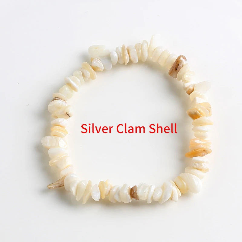 33Color Natural Gem Stone Bracelet Irregular Crystal Stretch Chip beads Nuggets Bracelets Bangles Quartz Wristband For Women