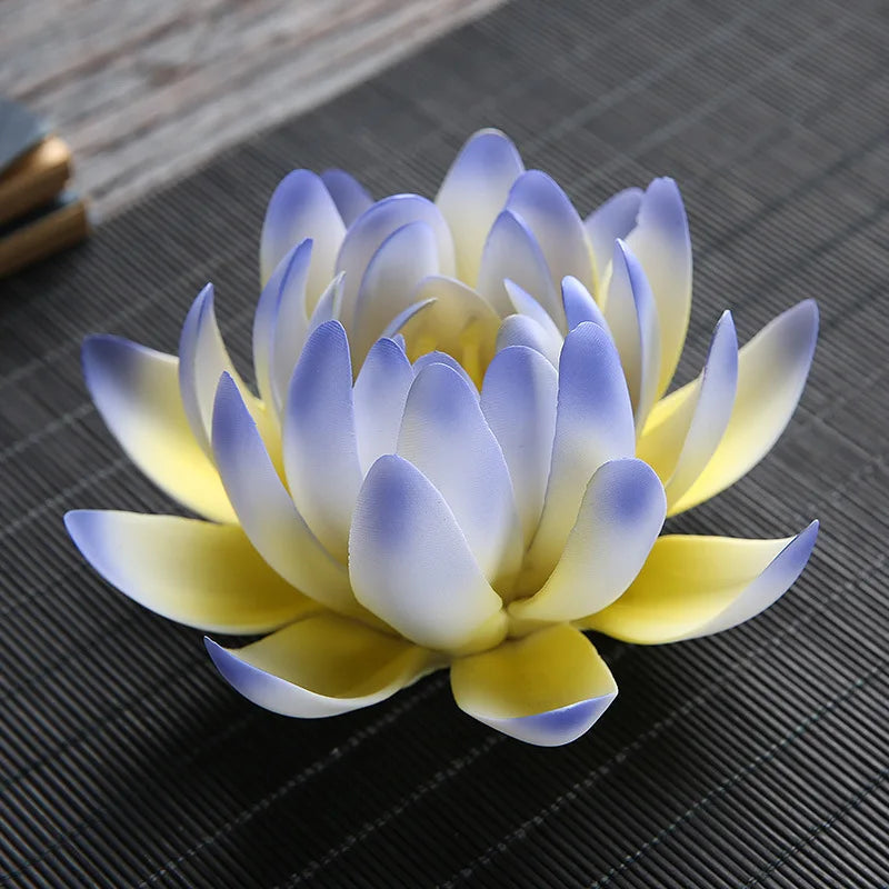Zen Ceramic Censer Handicrafts Home Ornaments Water Lily Incense Burner Lotus Incense Stick Holder
