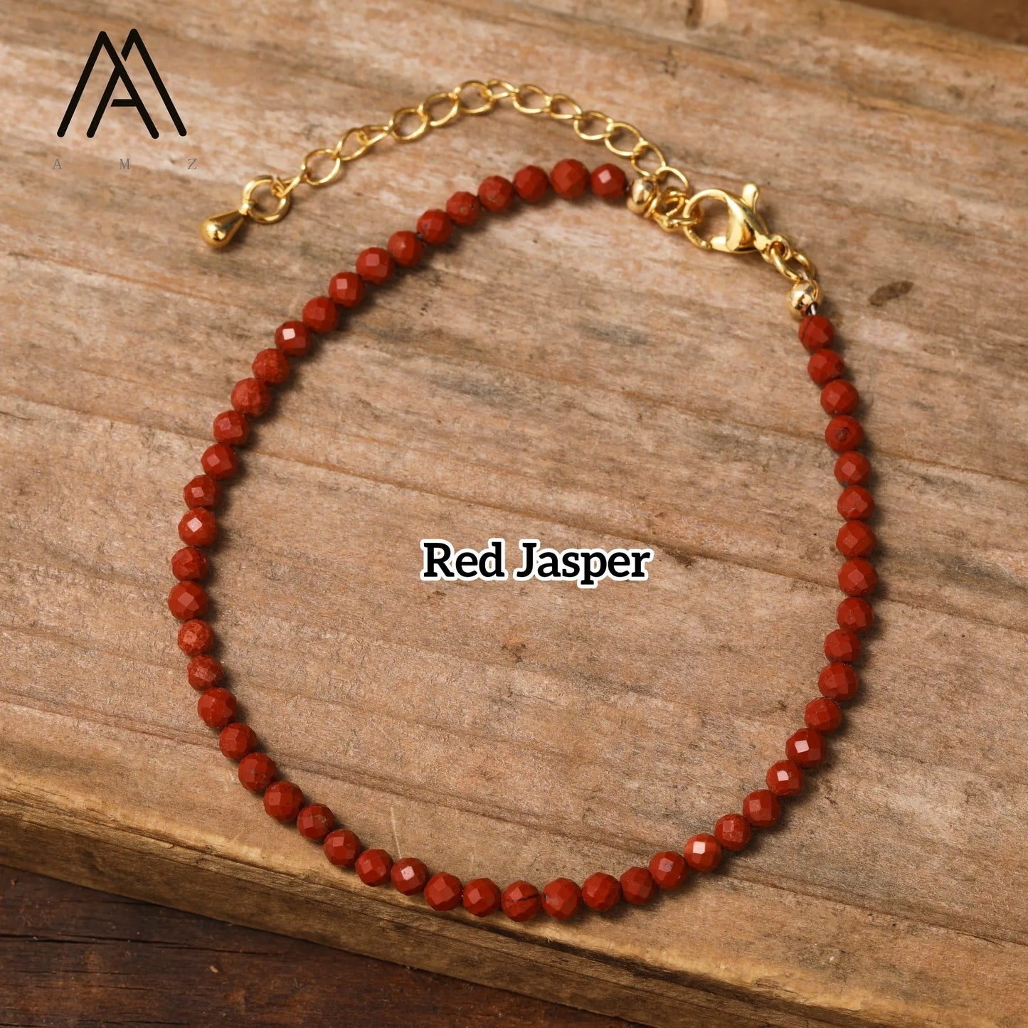 Minimalist Bracelets Natural Crystal Faceted Gemstone 2-3mm Beads Boho Jewelry Stainless Steel Chain Bracelet Friendship Gifts