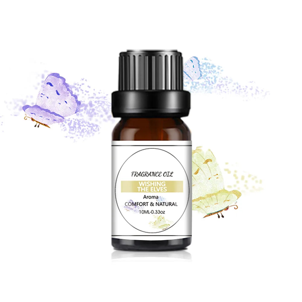 10ML Fragrance Oil Plant Making Diffuser Essential Oils for Plaster Sleep Bath Soap DIY Scented Candle Perfume Humidifier