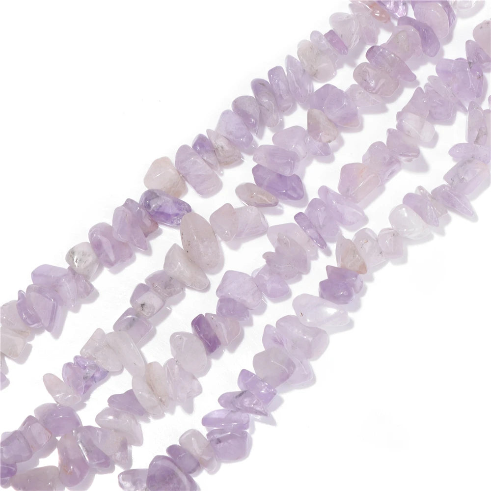 5-8MM Natural Freeform Stone Rock Chips Beads Crystal Gem Gravel Bead for Jewelry Making DIY Bracelet Necklace Earring Findings