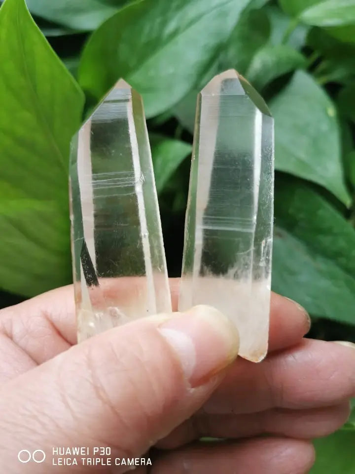 6-10cm NATURAL CLEAR Lemurian Seed QUARTZ CRYSTAL Wand ORIGINAL POINTS Specimen