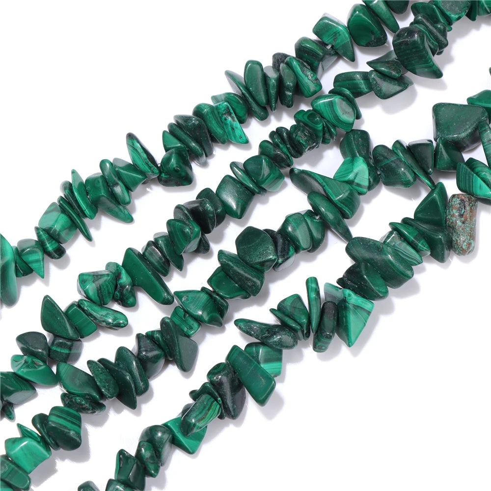 5-8MM Natural Freeform Stone Rock Chips Beads Crystal Gem Gravel Bead for Jewelry Making DIY Bracelet Necklace Earring Findings