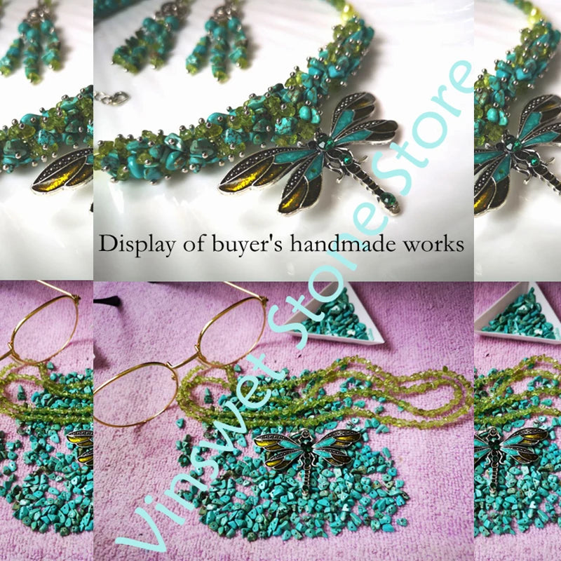 5-8MM Natural Freeform Stone Rock Chips Beads Crystal Gem Gravel Bead for Jewelry Making DIY Bracelet Necklace Earring Findings