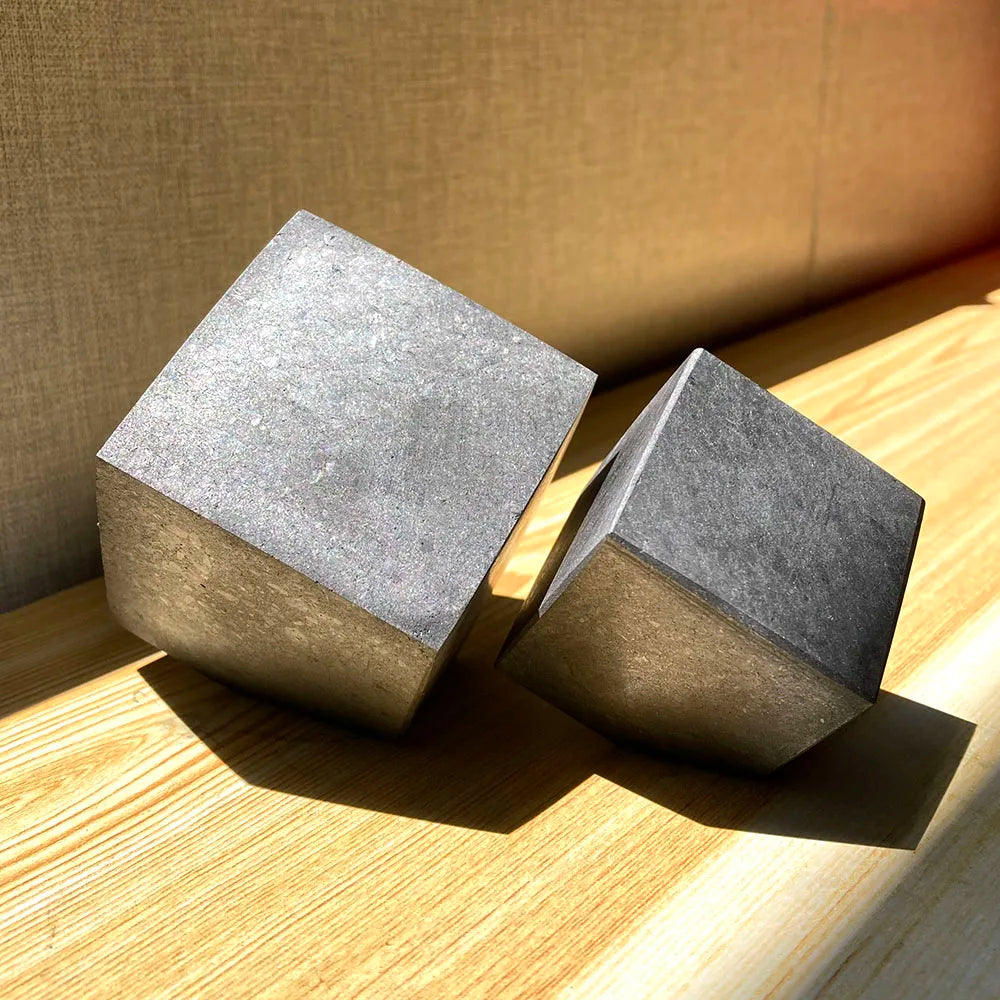 1Pc Black Shungite Cube Natural Crystal Standing Block Schungite Ornaments Energy Stones For Meditation Yoga Witch Home Fengshui