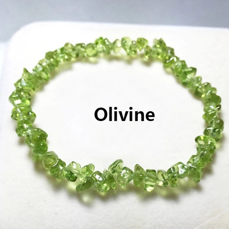 33Color Natural Gem Stone Bracelet Irregular Crystal Stretch Chip beads Nuggets Bracelets Bangles Quartz Wristband For Women