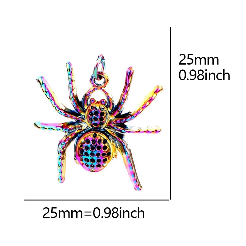5Pcs Dreamcatcher Infinity Symbol Rainbow Color Charms Witch Hat Saturn Planet Love Butterfly Brain Fashion Pendant Diy Jewelry