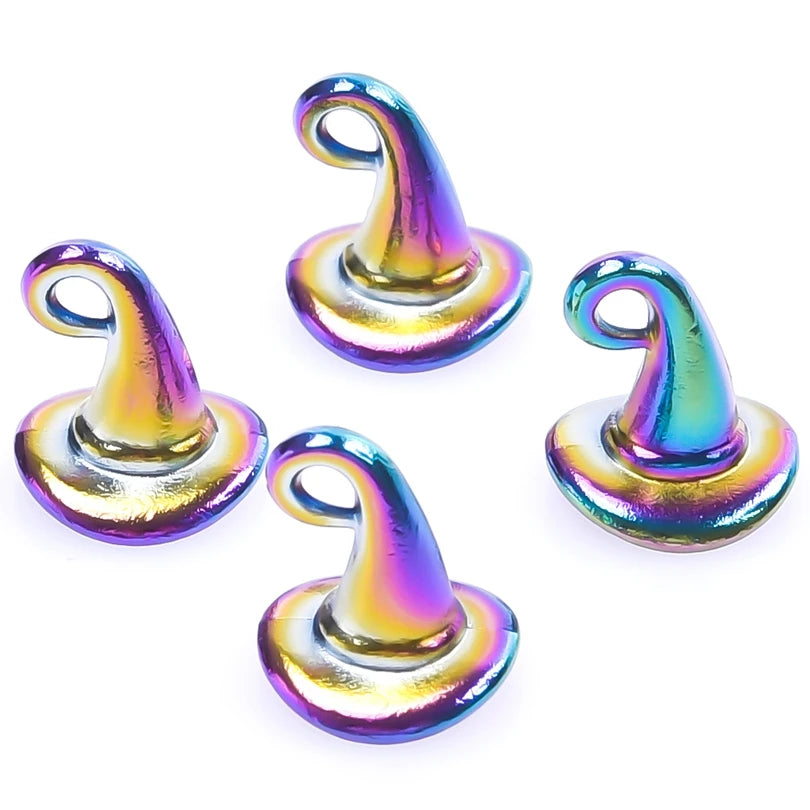 5Pcs Dreamcatcher Infinity Symbol Rainbow Color Charms Witch Hat Saturn Planet Love Butterfly Brain Fashion Pendant Diy Jewelry