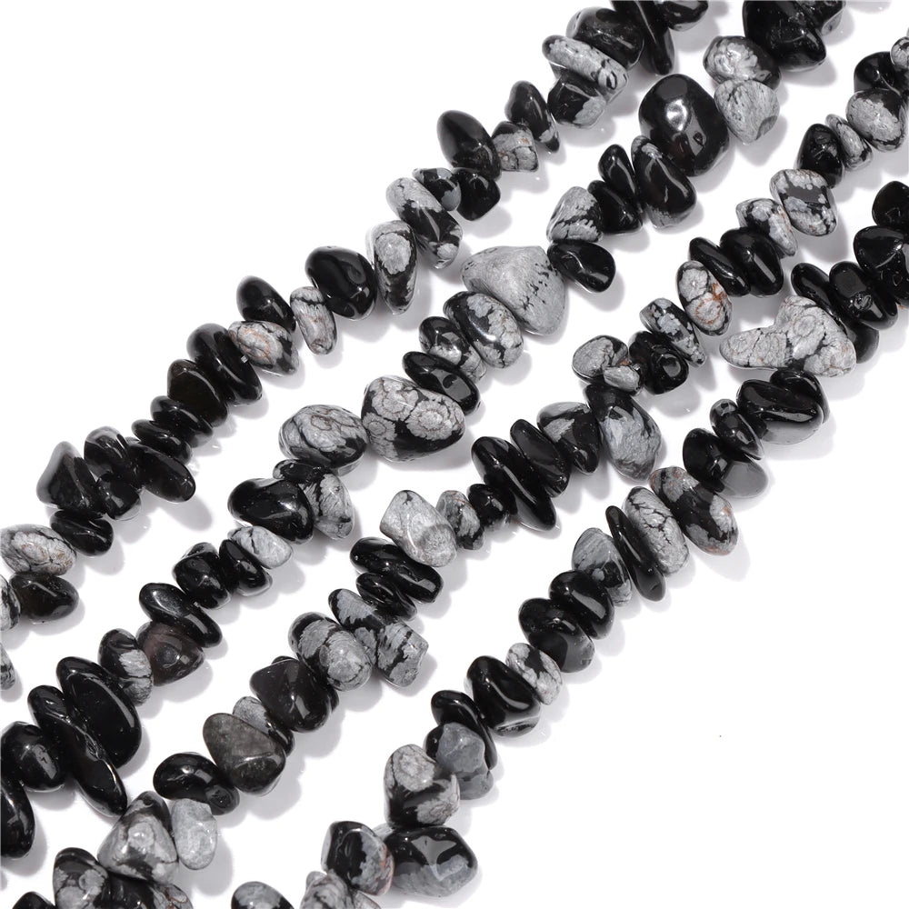 5-8MM Natural Freeform Stone Rock Chips Beads Crystal Gem Gravel Bead for Jewelry Making DIY Bracelet Necklace Earring Findings