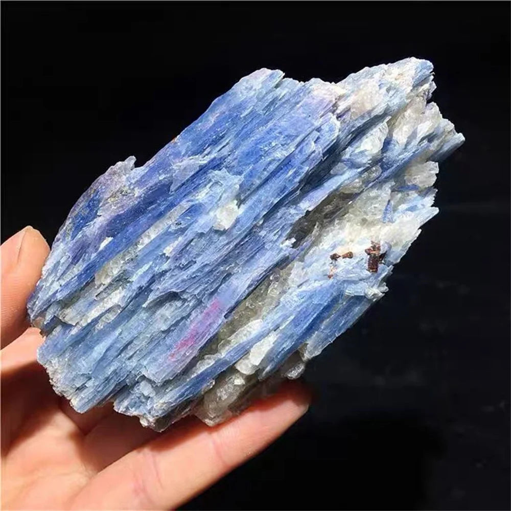 Precious Natural Mineral Kyanite Crystal Specimen Stone Raw Gemstone Chip For Reiki Healing Blue Calcite Collect Jewelry 1pc