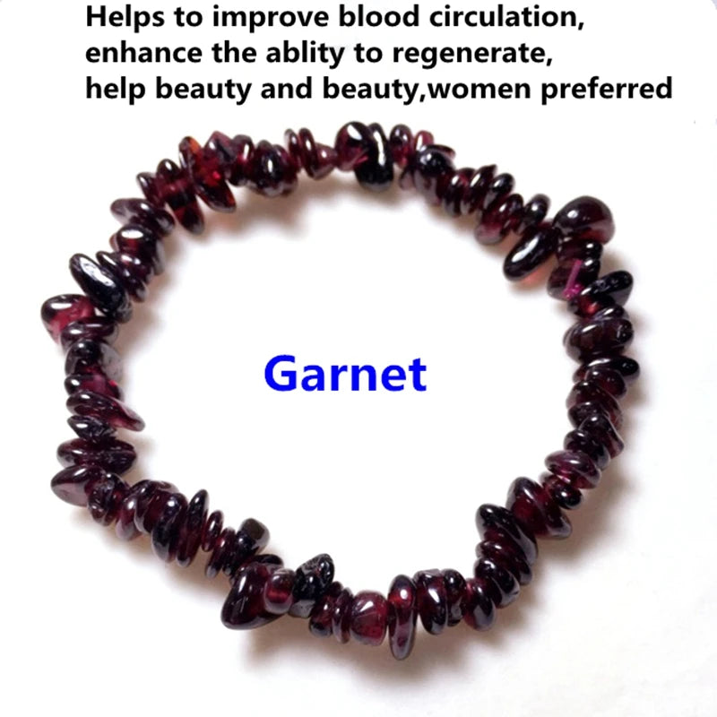 33Color Natural Gem Stone Bracelet Irregular Crystal Stretch Chip beads Nuggets Bracelets Bangles Quartz Wristband For Women