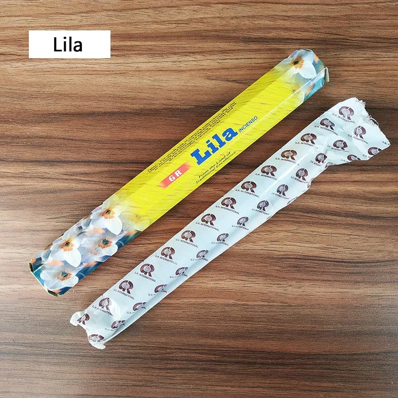 Y Fragrances Indian Royal Lavender Sticks Incense 20pcs/box Home Fragrance Stick Artificial Scent Burning for Healthy Yoga Room