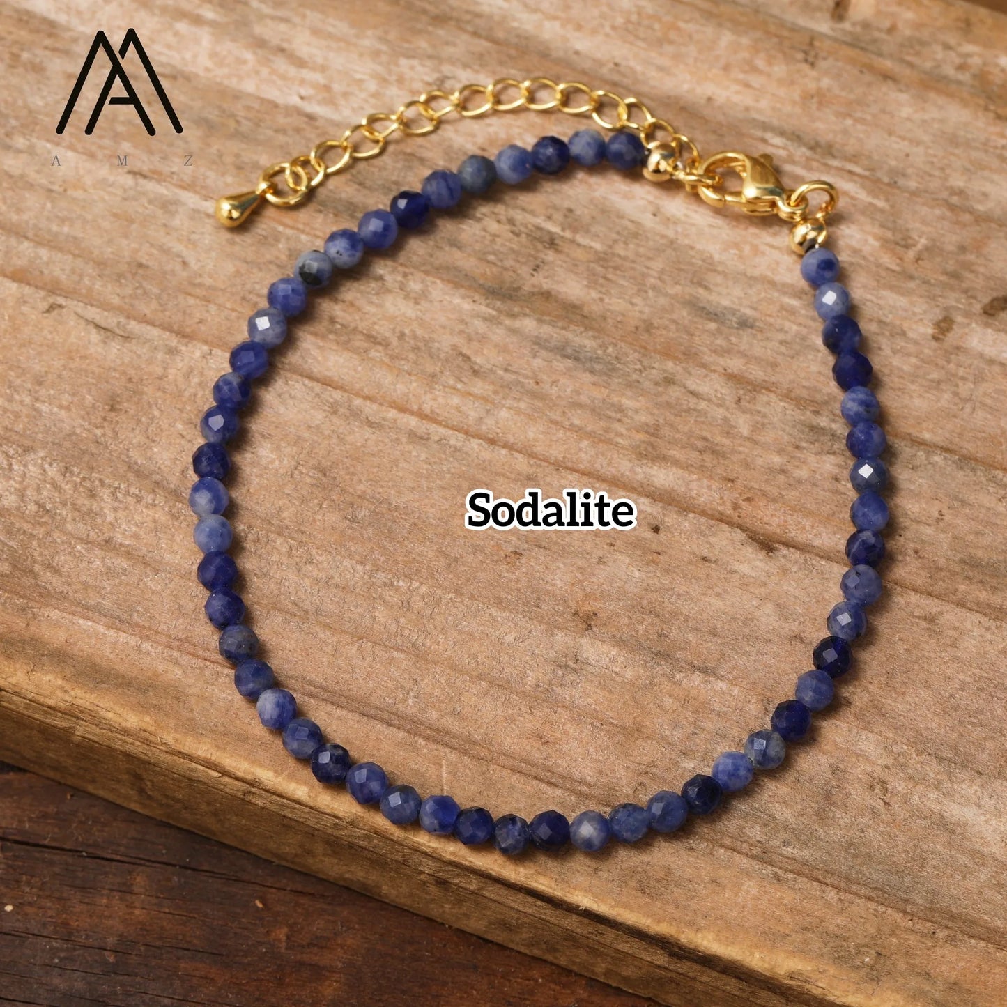 Minimalist Bracelets Natural Crystal Faceted Gemstone 2-3mm Beads Boho Jewelry Stainless Steel Chain Bracelet Friendship Gifts