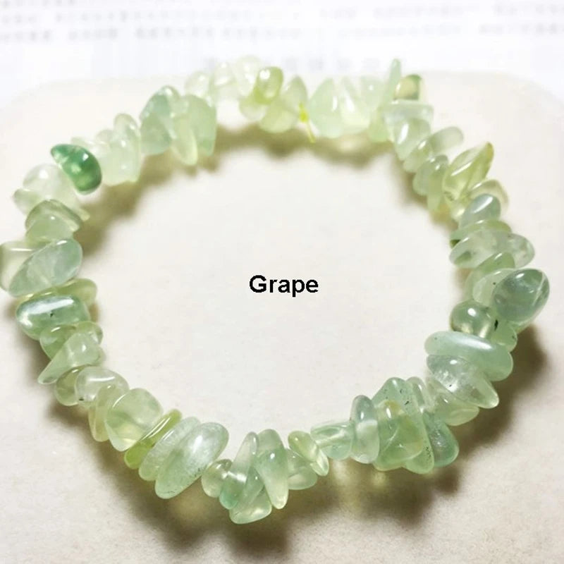 33Color Natural Gem Stone Bracelet Irregular Crystal Stretch Chip beads Nuggets Bracelets Bangles Quartz Wristband For Women