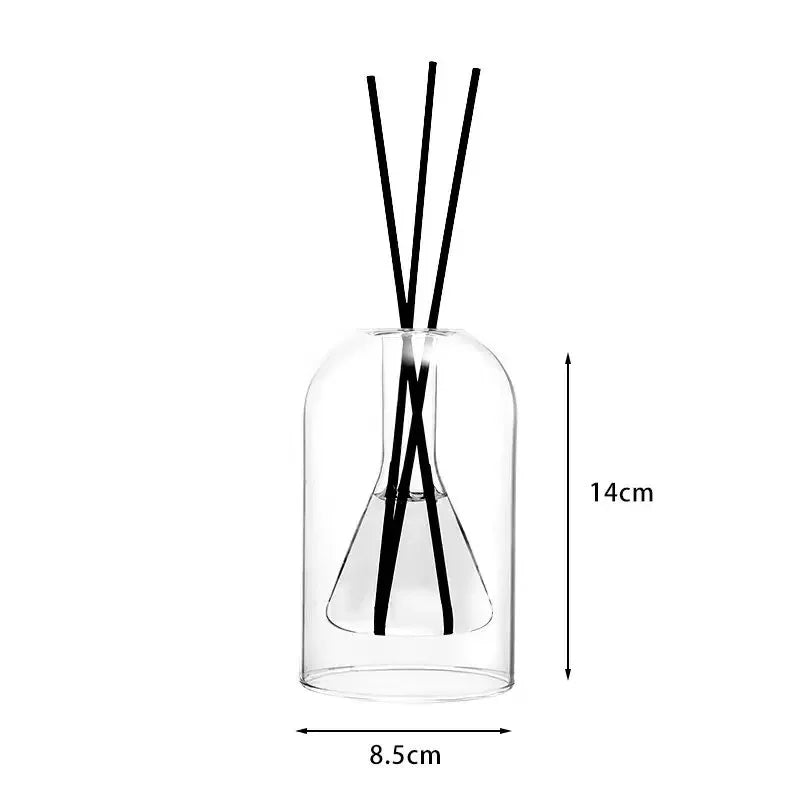 Aromatherapy Bottle Glass Bottle Unprinted Style Fragrance Diffuser Minimalist Essential Oil Bottle Candle Holders Candle Mold