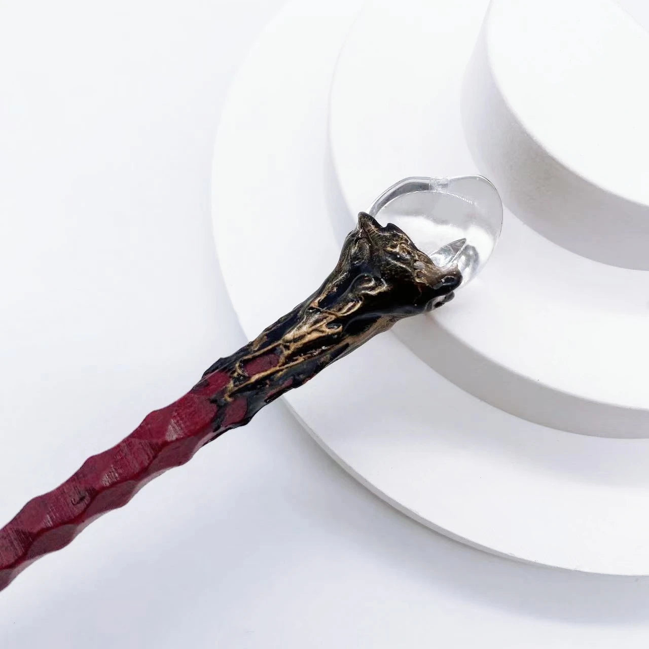 19CM Natural Crystal Stones Magic Wand Witch Amethyst Tiger Eye Stone Labradorite Red Agate Home Decoration Witchcraft Gift