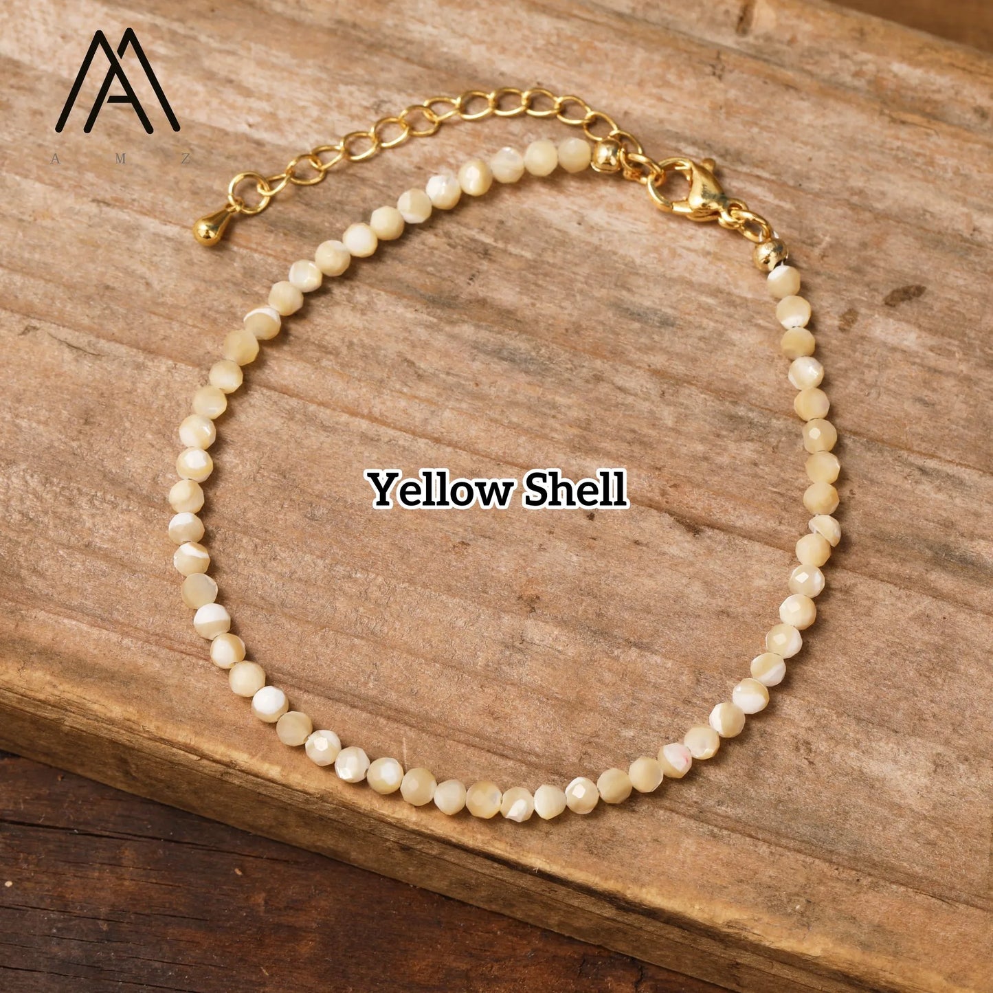 Minimalist Bracelets Natural Crystal Faceted Gemstone 2-3mm Beads Boho Jewelry Stainless Steel Chain Bracelet Friendship Gifts