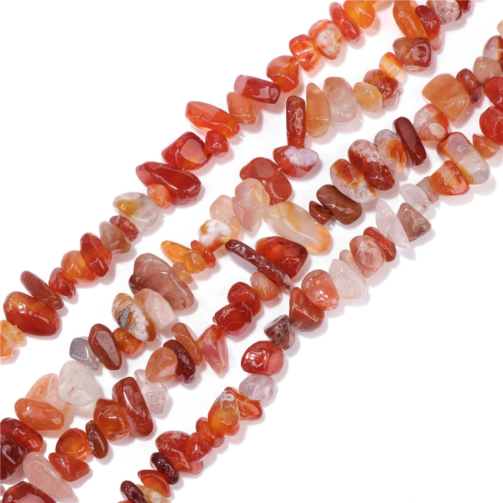 5-8MM Natural Freeform Stone Rock Chips Beads Crystal Gem Gravel Bead for Jewelry Making DIY Bracelet Necklace Earring Findings