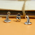 Load image into Gallery viewer, 10/20pcs/lots Halloween Gothic 3D Wizard Witch Hat Cauldron Charms Pendants For Diy Jewelry Making Findings Supplies Accessories