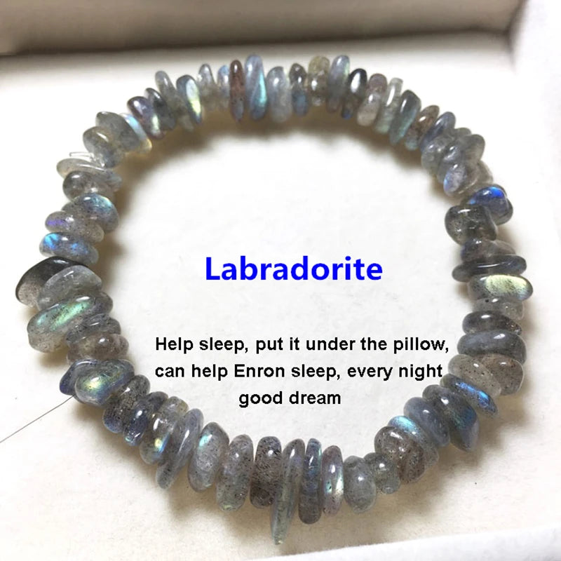 33Color Natural Gem Stone Bracelet Irregular Crystal Stretch Chip beads Nuggets Bracelets Bangles Quartz Wristband For Women