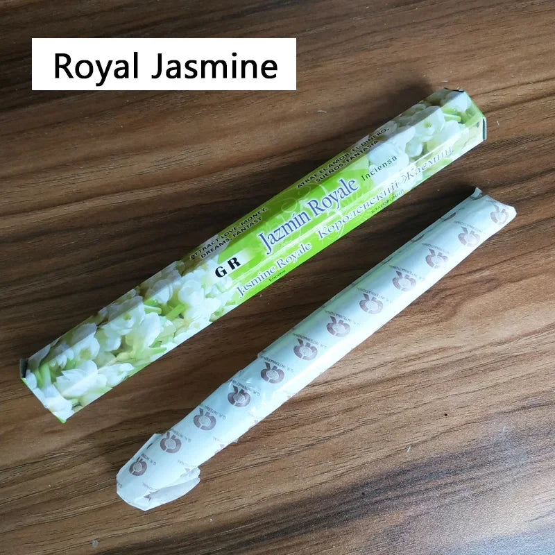 Y Fragrances Indian Royal Lavender Sticks Incense 20pcs/box Home Fragrance Stick Artificial Scent Burning for Healthy Yoga Room