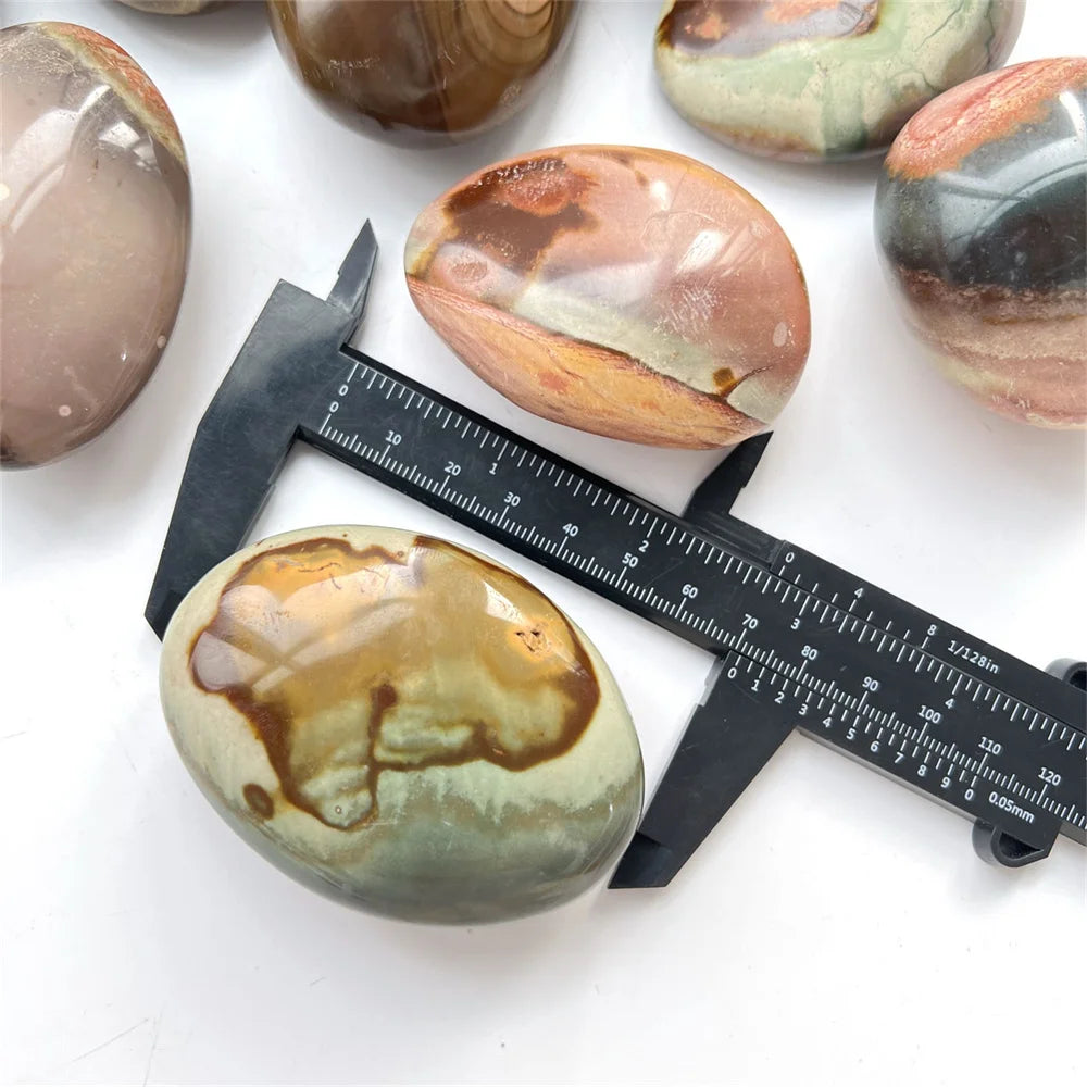Natural Polychrome Jasper Ocean Stone Witchcraft Play Stones Decorative Collection Crystals Reiki Tumbled Gravel Healing Gifts