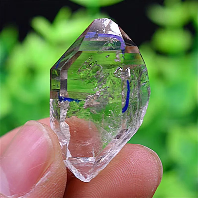 Natural Herkimer Diamond Drifting Sand Water Gall Gemstone Mineral Energy Raw Guardian Stone Reiki Decor Black Crystal Specimen