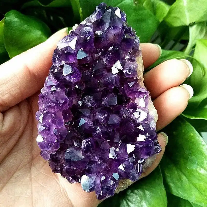 Amethyst Natural Stone Purple Pink Amethysts Crystals Cluster Druzy Geode Mineral Rock Healing Crystal Point Energy Wand Crafts