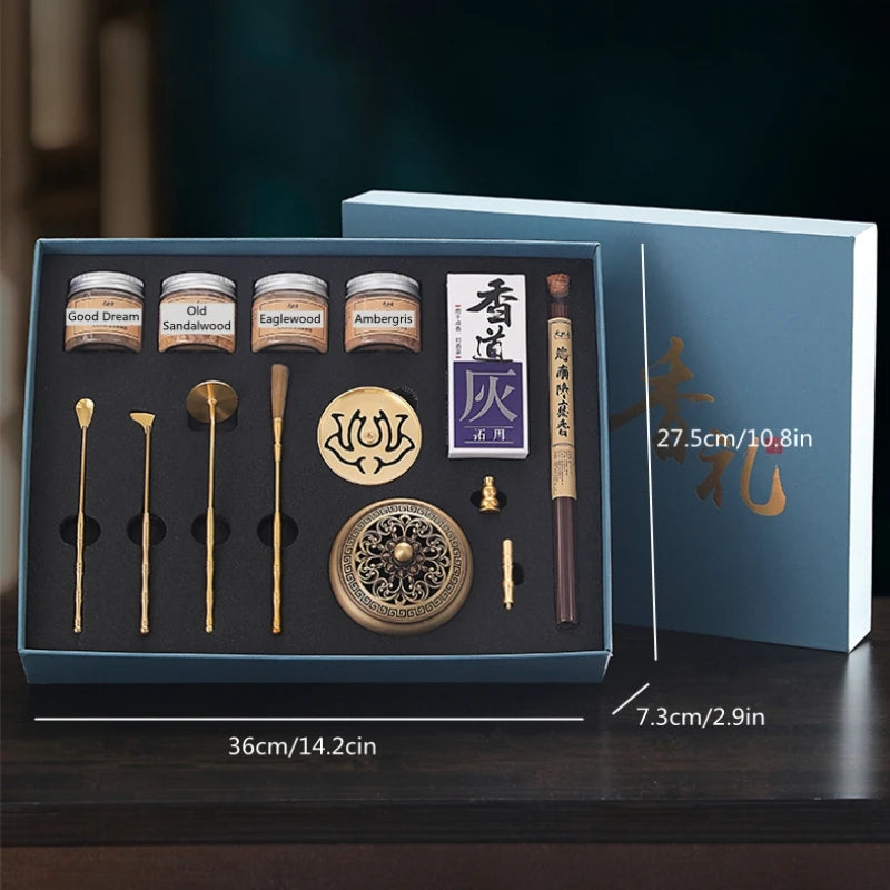 Incense Making Kit Incense Burner Incense Tools Set Handle Incense Mould for Yoga Meditation Home Fragrance Relaxation