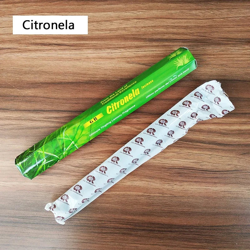 Y Fragrances Indian Royal Lavender Sticks Incense 20pcs/box Home Fragrance Stick Artificial Scent Burning for Healthy Yoga Room