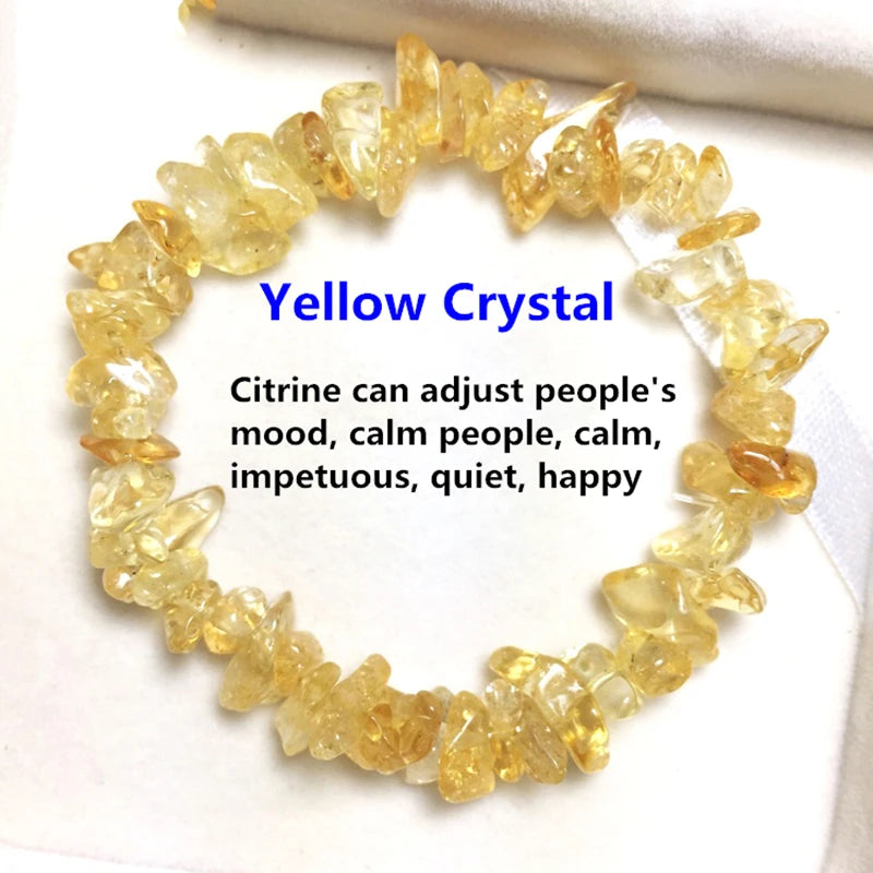 33Color Natural Gem Stone Bracelet Irregular Crystal Stretch Chip beads Nuggets Bracelets Bangles Quartz Wristband For Women
