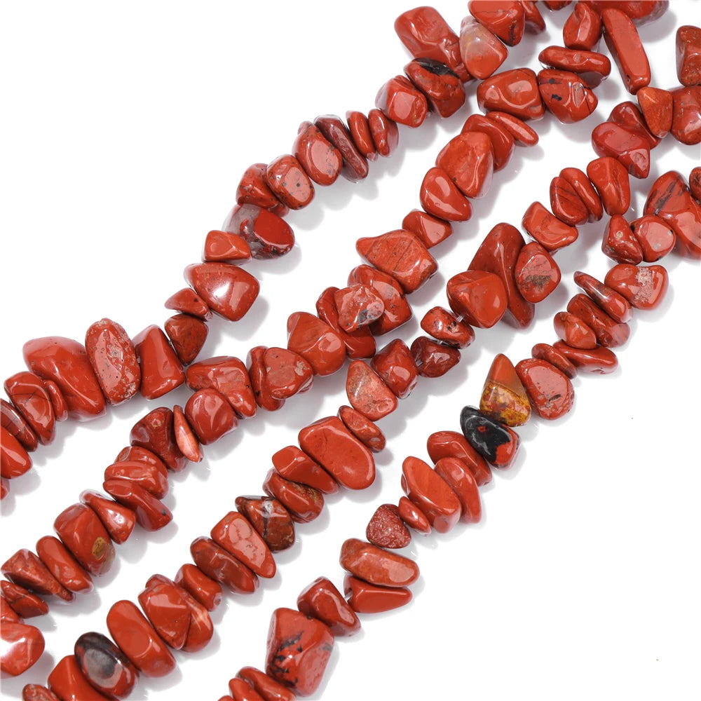 5-8MM Natural Freeform Stone Rock Chips Beads Crystal Gem Gravel Bead for Jewelry Making DIY Bracelet Necklace Earring Findings