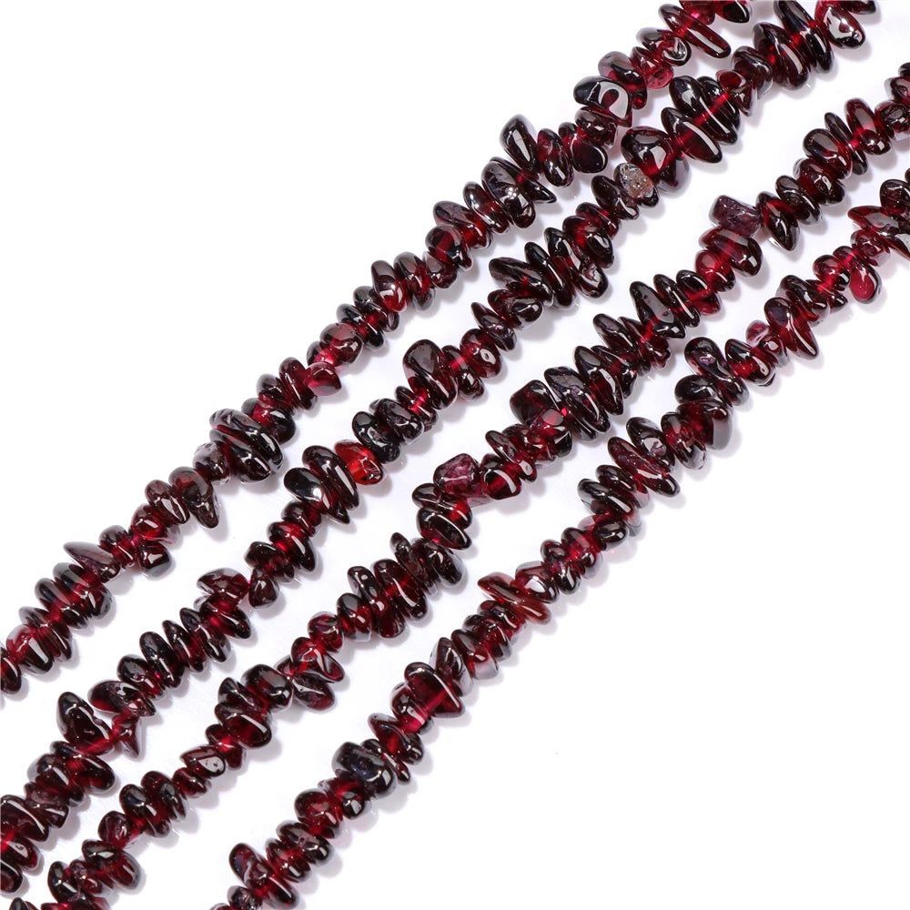 5-8MM Natural Freeform Stone Rock Chips Beads Crystal Gem Gravel Bead for Jewelry Making DIY Bracelet Necklace Earring Findings