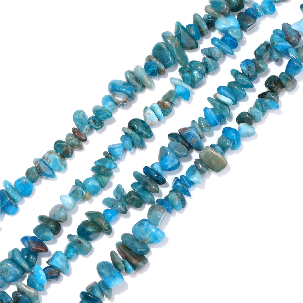5-8MM Natural Freeform Stone Rock Chips Beads Crystal Gem Gravel Bead for Jewelry Making DIY Bracelet Necklace Earring Findings