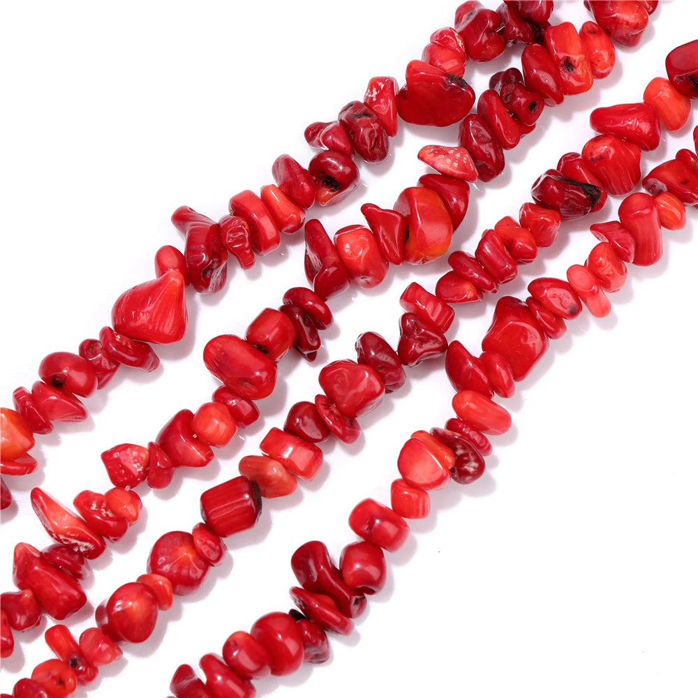 5-8MM Natural Freeform Stone Rock Chips Beads Crystal Gem Gravel Bead for Jewelry Making DIY Bracelet Necklace Earring Findings