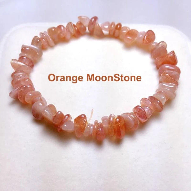 33Color Natural Gem Stone Bracelet Irregular Crystal Stretch Chip beads Nuggets Bracelets Bangles Quartz Wristband For Women