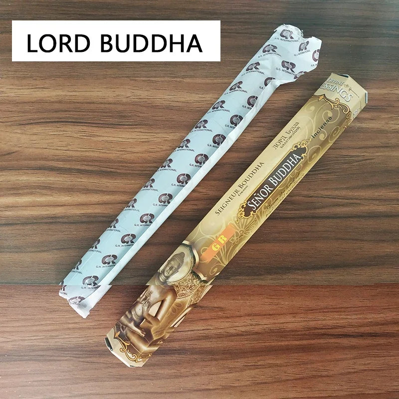Y Fragrances Indian Royal Lavender Sticks Incense 20pcs/box Home Fragrance Stick Artificial Scent Burning for Healthy Yoga Room