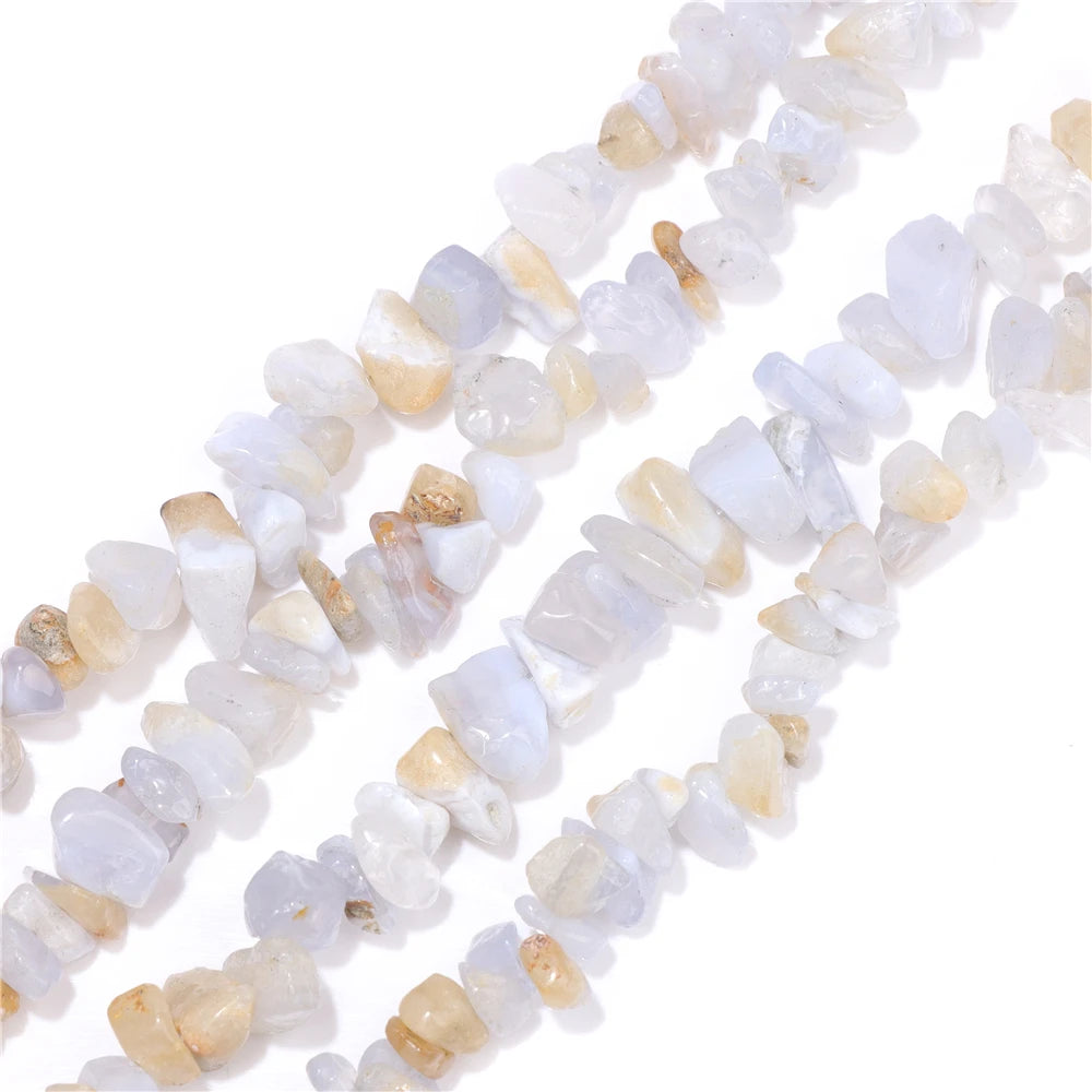 5-8MM Natural Freeform Stone Rock Chips Beads Crystal Gem Gravel Bead for Jewelry Making DIY Bracelet Necklace Earring Findings