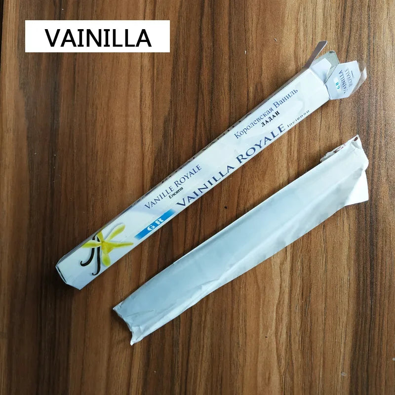 Y Fragrances Indian Royal Lavender Sticks Incense 20pcs/box Home Fragrance Stick Artificial Scent Burning for Healthy Yoga Room