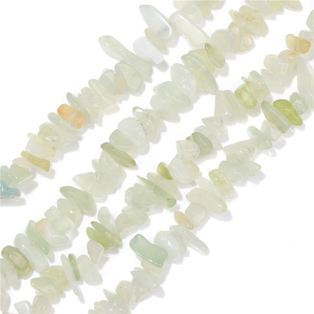 5-8MM Natural Freeform Stone Rock Chips Beads Crystal Gem Gravel Bead for Jewelry Making DIY Bracelet Necklace Earring Findings