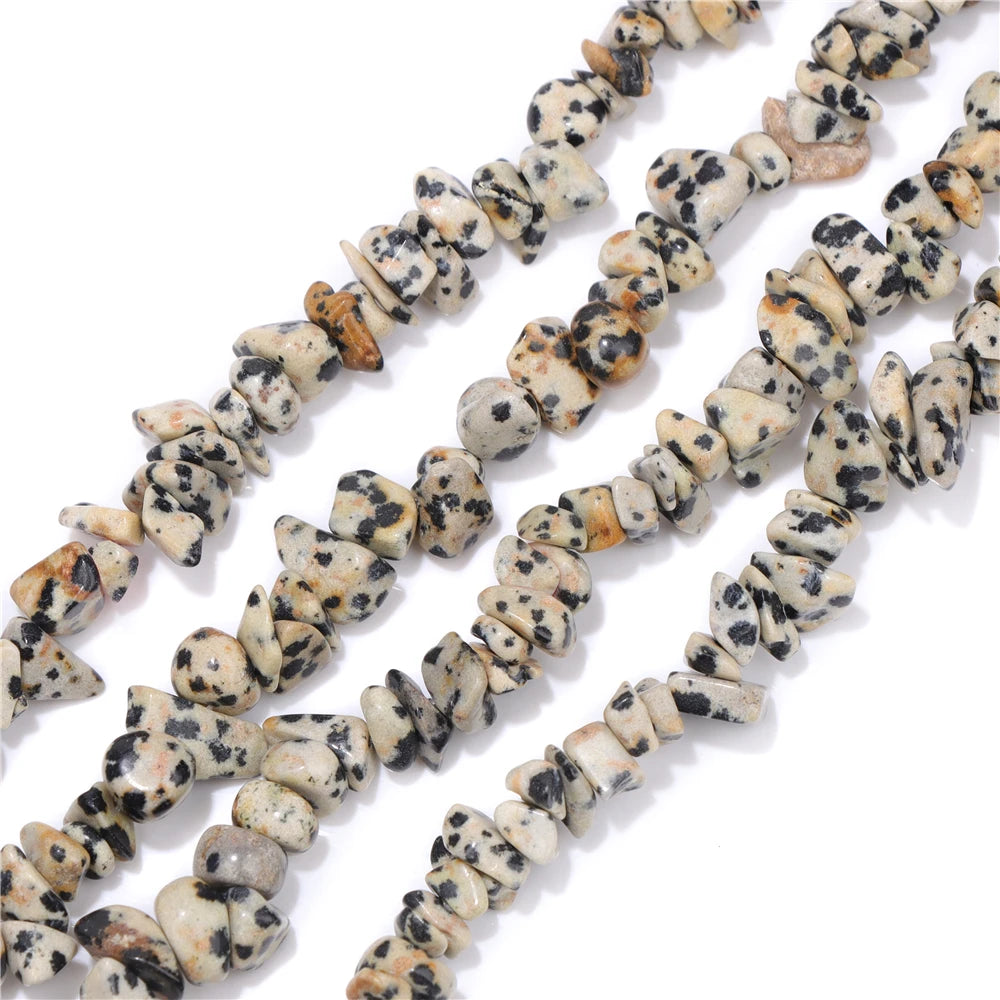 5-8MM Natural Freeform Stone Rock Chips Beads Crystal Gem Gravel Bead for Jewelry Making DIY Bracelet Necklace Earring Findings