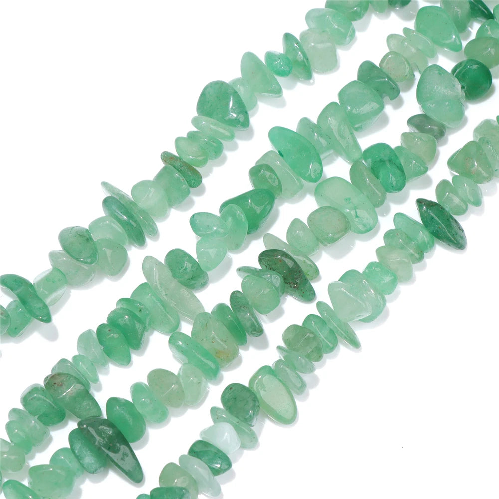 5-8MM Natural Freeform Stone Rock Chips Beads Crystal Gem Gravel Bead for Jewelry Making DIY Bracelet Necklace Earring Findings